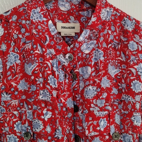 Zadig Voltaire Cookis Flowers field Romper Size XS - Picture 2 of 10